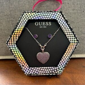NIB GUESS Necklace and Earring Set
